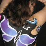 butterfly body painting