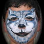 husky face painting